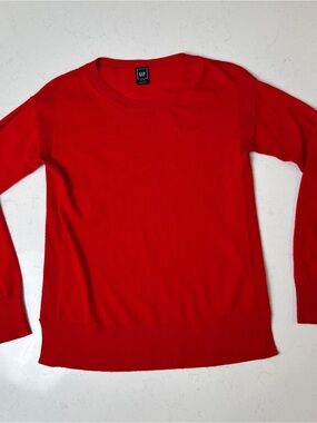 GAP Red Crewneck Sweater